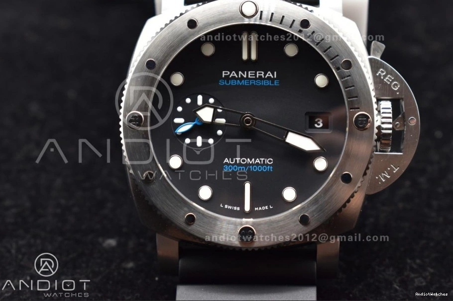 Black SBF Edition Rubber 437 Black P Strap DailyWear Best on Dial 1:1 Y PAM1229 0408